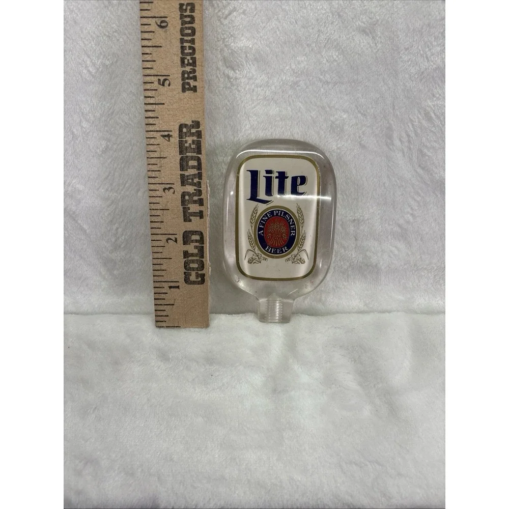 Miller Lite Beer Tap Handle Knob Breweriana Collectible Barware Beer Tap Knob